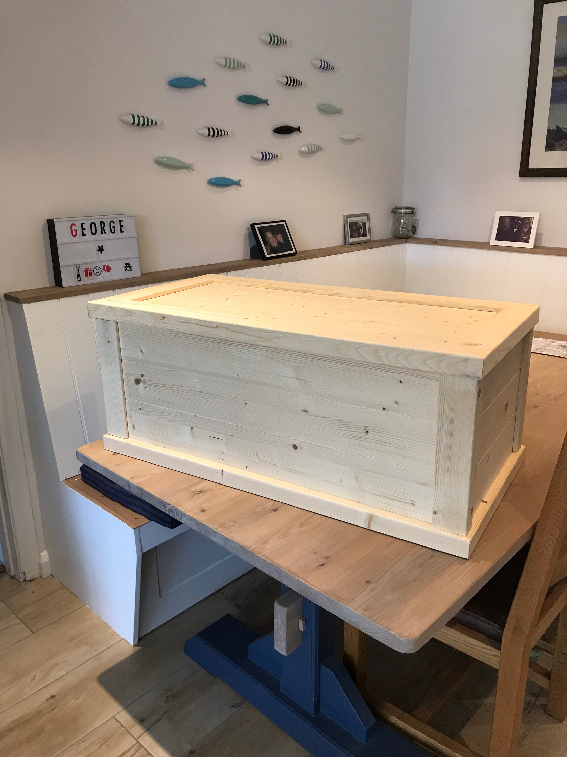 Personalised Toy Box solid wood bespoke storage Etsy