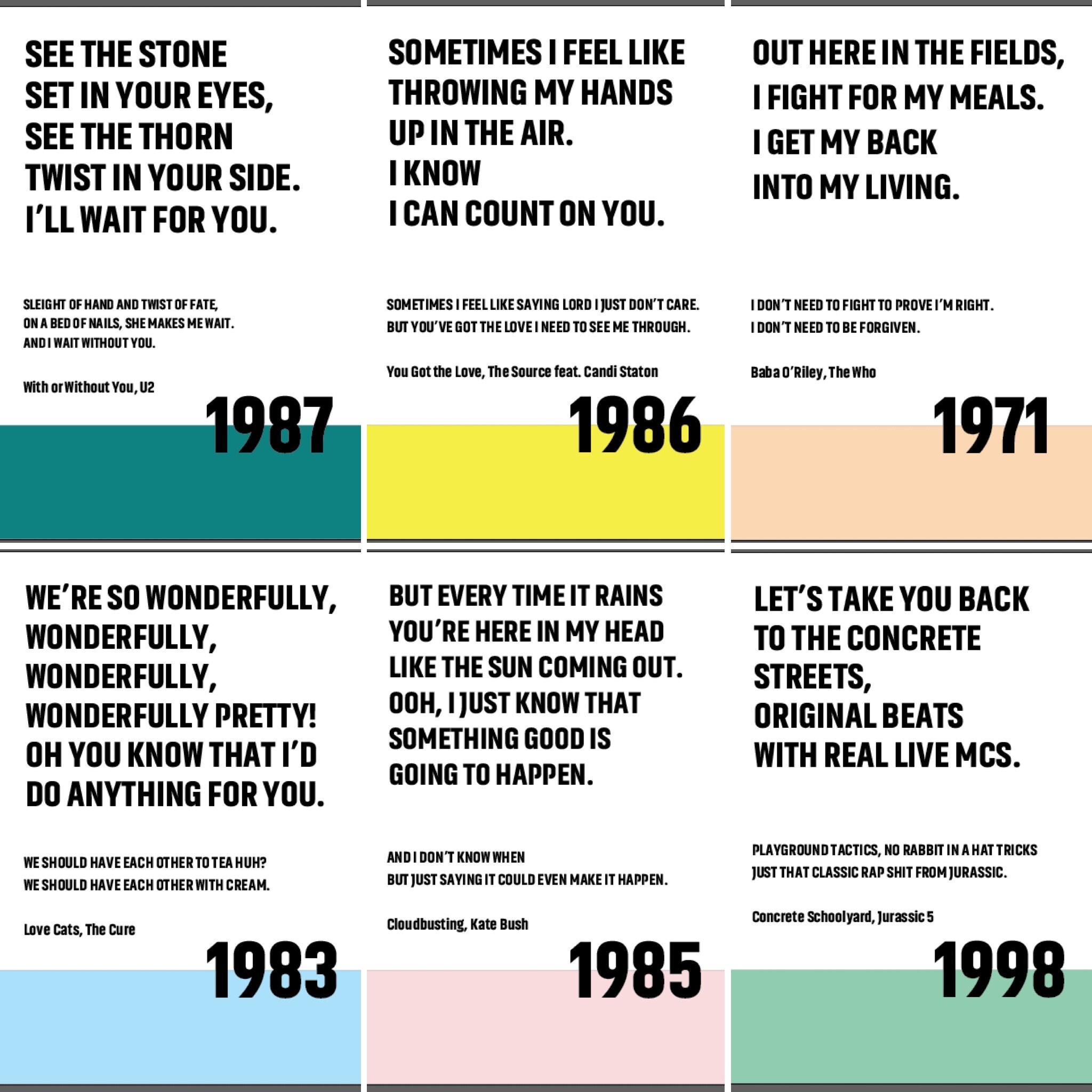 Baz Luhrmann Lyrics Print / Everybody's Free To Wear | Etsy