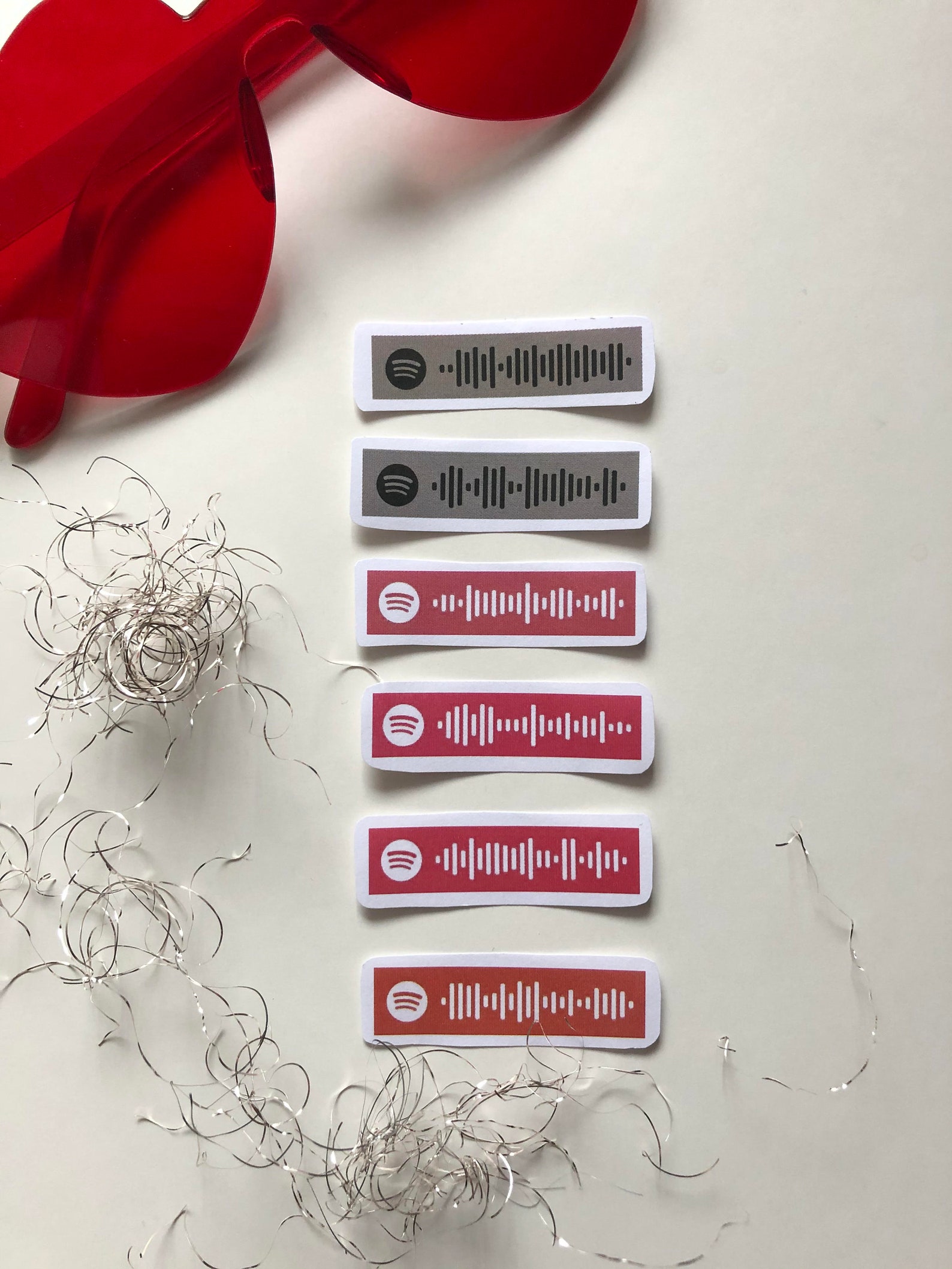 Spotify code stickers One direction Etsy