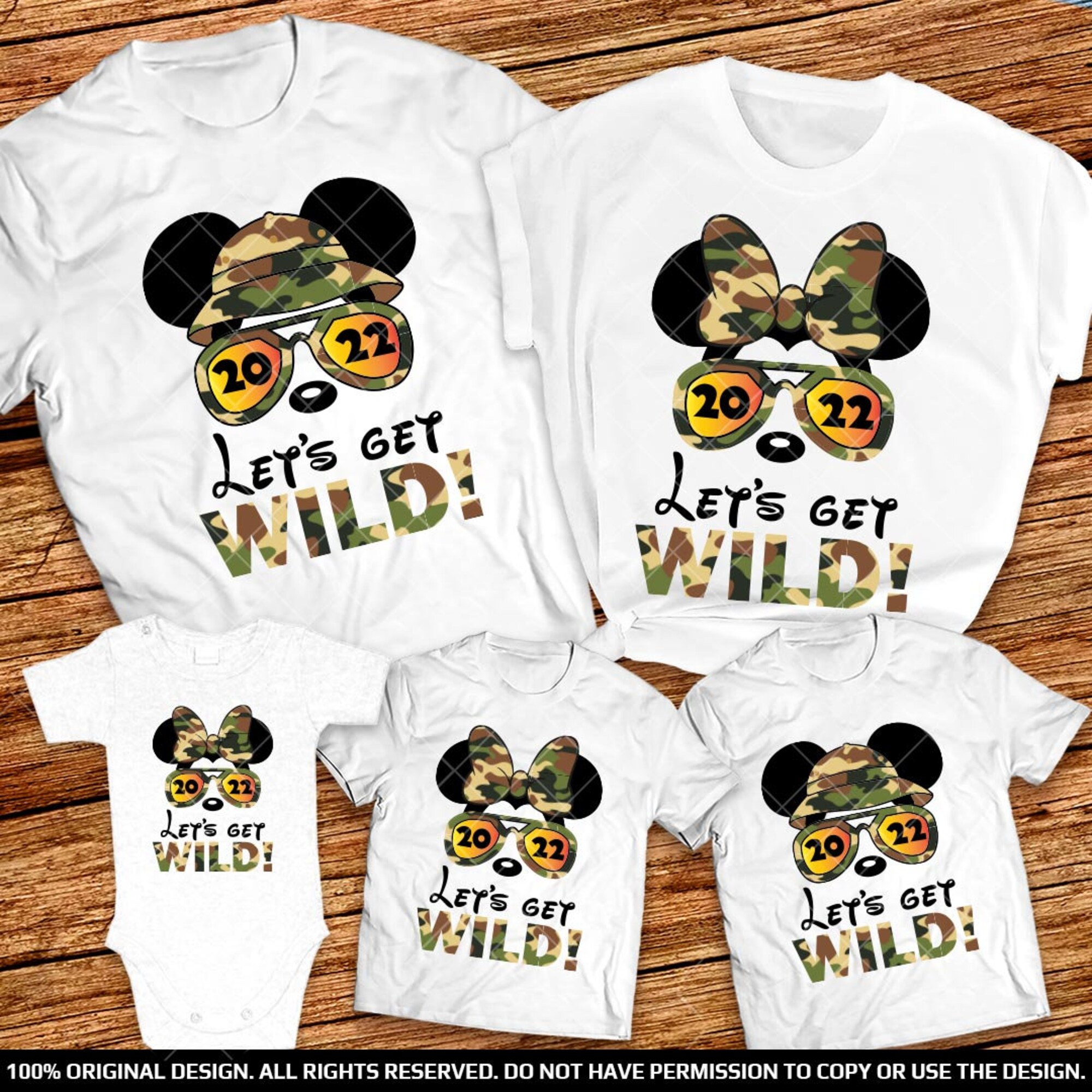 Lets Get Wild Mickey Und Minnie Safari Abenteuer Familie Trip Disney's Animal Kingdom T-Shirt Lets Get Wild Mickey Und Minnie Safari Abenteuer Familie Trip Disney's Animal Kingdom T-Shirt