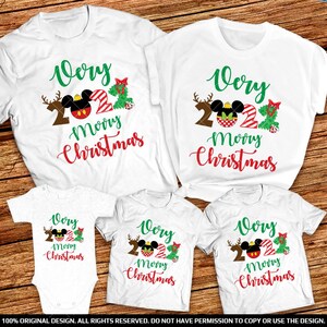 Mickeys Very Merry Christmas Party 2022 Merchandise Family Disney Mickey's Very Merry Christmas Party Vacation | Etsy Ireland