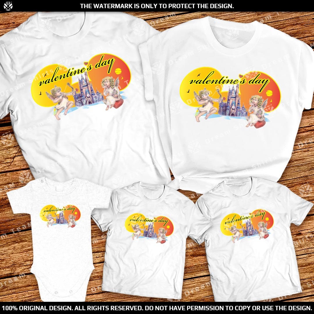 Discover Matching Disney Valentine's Day Cupid and Psyche Family Shirt