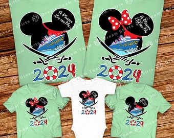 A Pirate's Life For Me Disney Cruise Family shirts 2024, Pirates Night Group cruise shirts 2024, Pirate Mickey and MInnie cruise shirts 2024