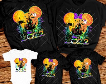 Disney Halloween Sweaters 2022 Mickey Not So Scary Halloween Party 2022 Disney Halloween Etsy
