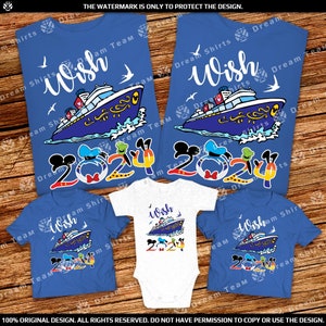 Disney Wish Cruise family shirt 2024, Cruise shirt 2024, Disney cruise family shirts, Cruise family shirts 2024, Disney ship cruise shirts