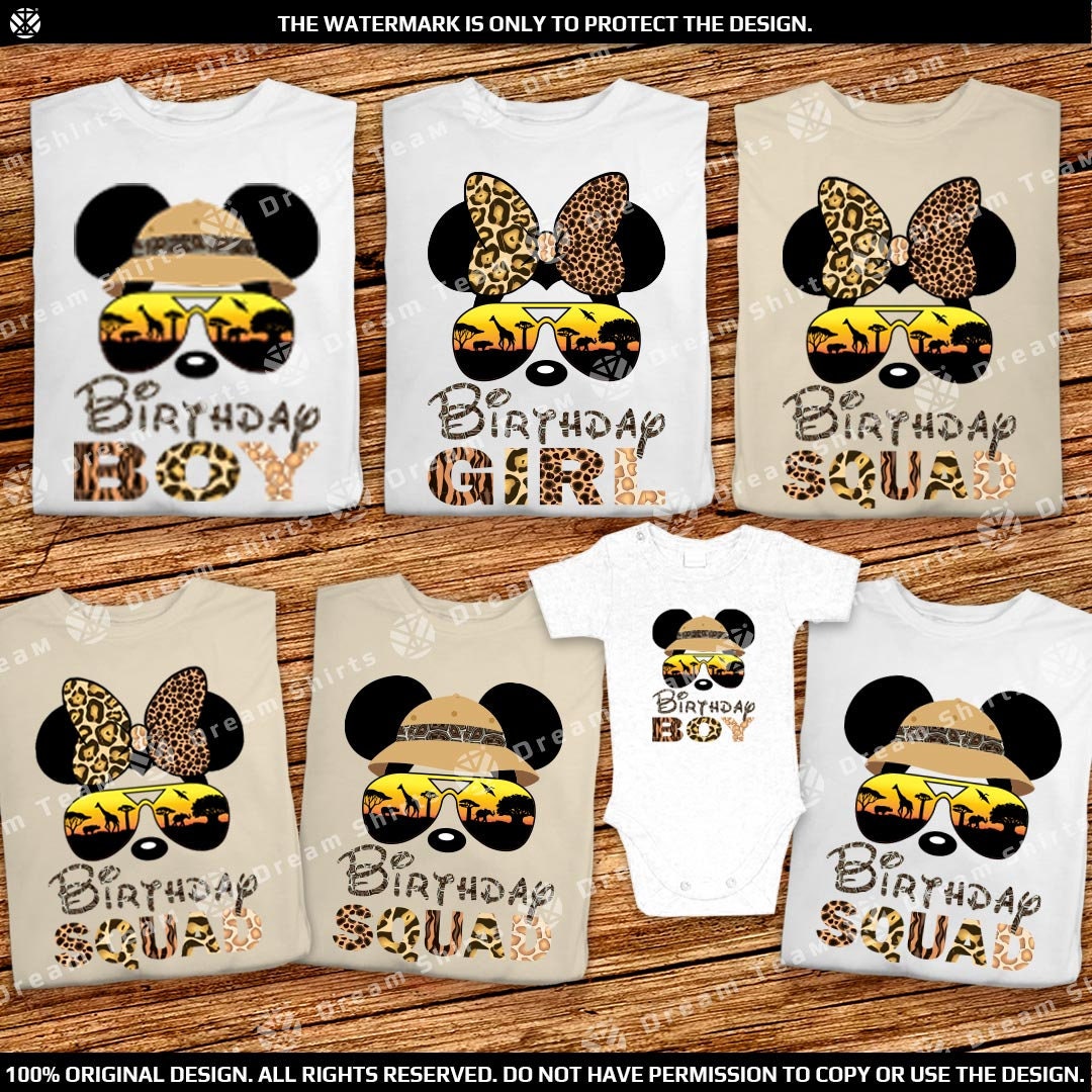 Animal Kingdom Birthday Girl or Birthday Boy Family Shirts Etsy