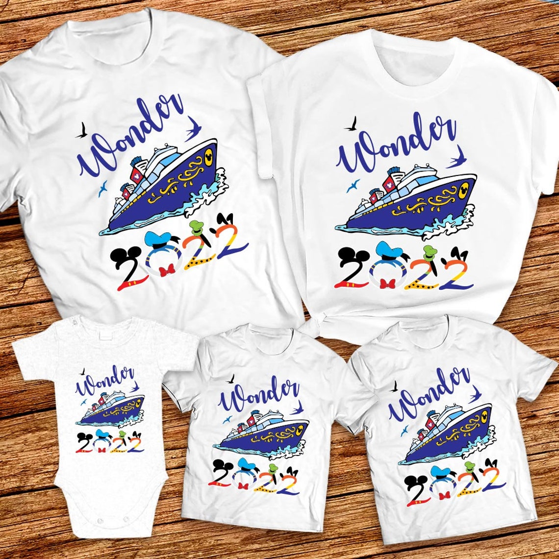 Disney Wonder Cruise Family Shirt 2022 Cruise Shirt Disney  Etsy