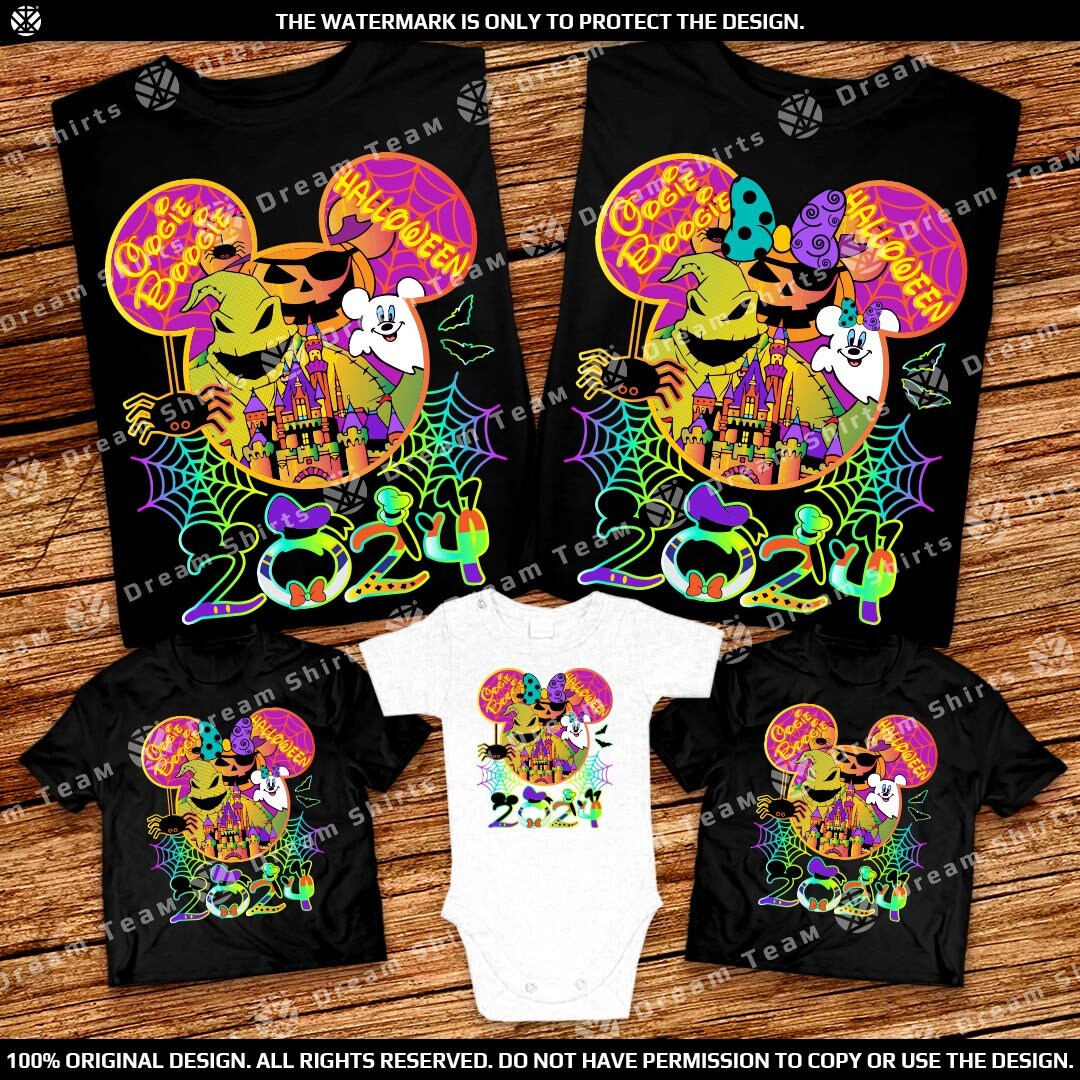 Oogie Boogie Bash Halloween Disneyland 2024 Shirts Disney Halloween