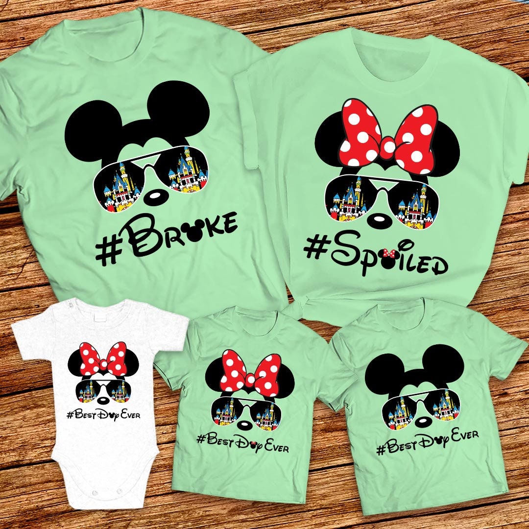 family disneyland shirts