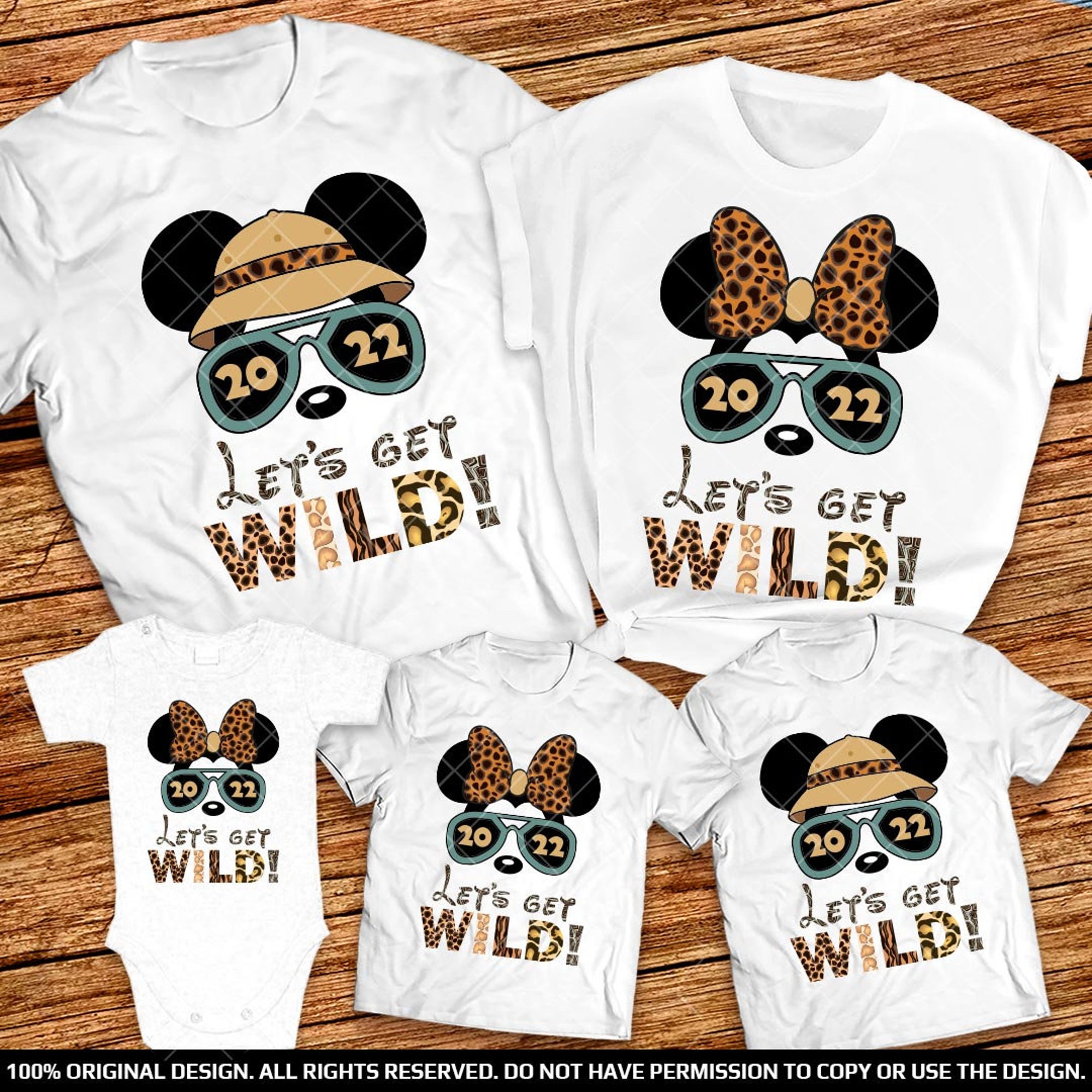 Discover Disney Lets Get Wild shirt Animal Kingdom 2022 Family Matching T Shirt