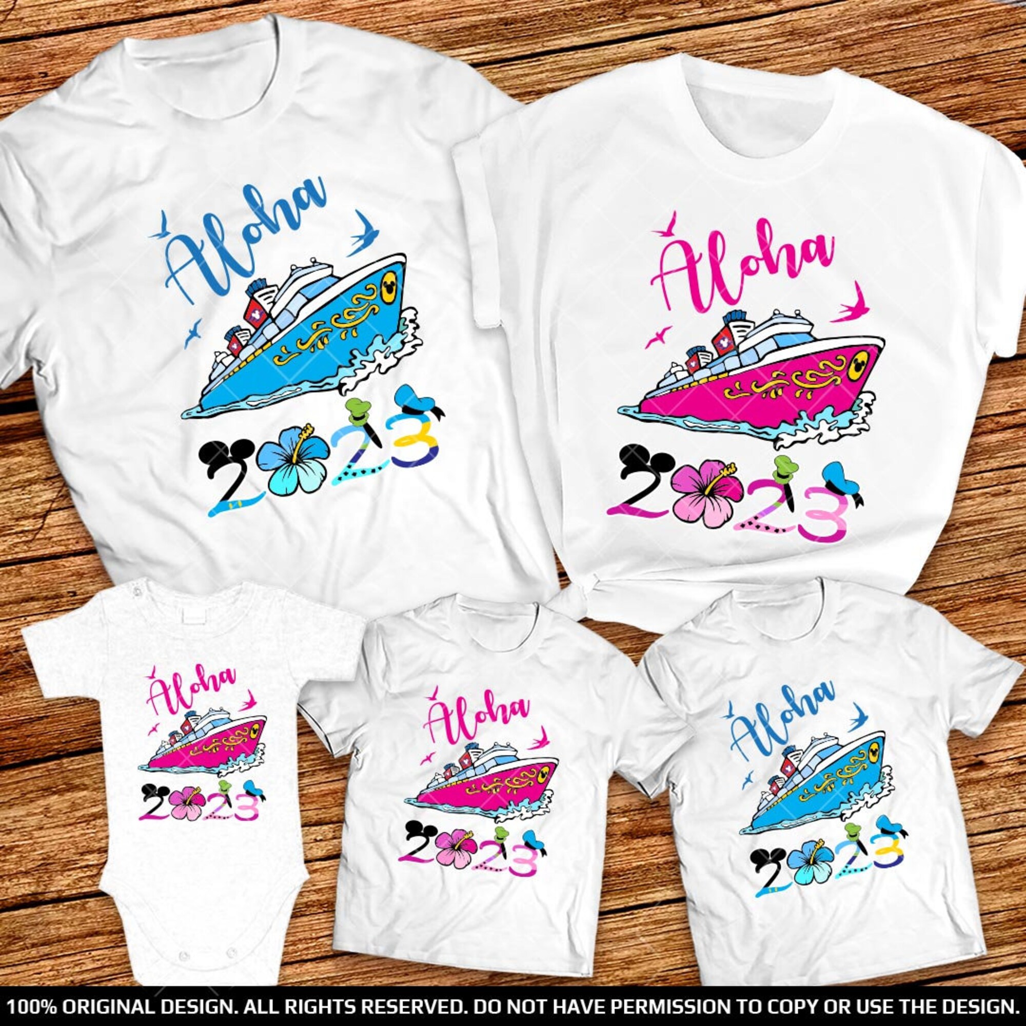 Disney Hawaii Cruise Family Shirts 2023 Disney Group T-Shirt Disney Hawaii Cruise Family Shirts 2023 Disney Group T-Shirt