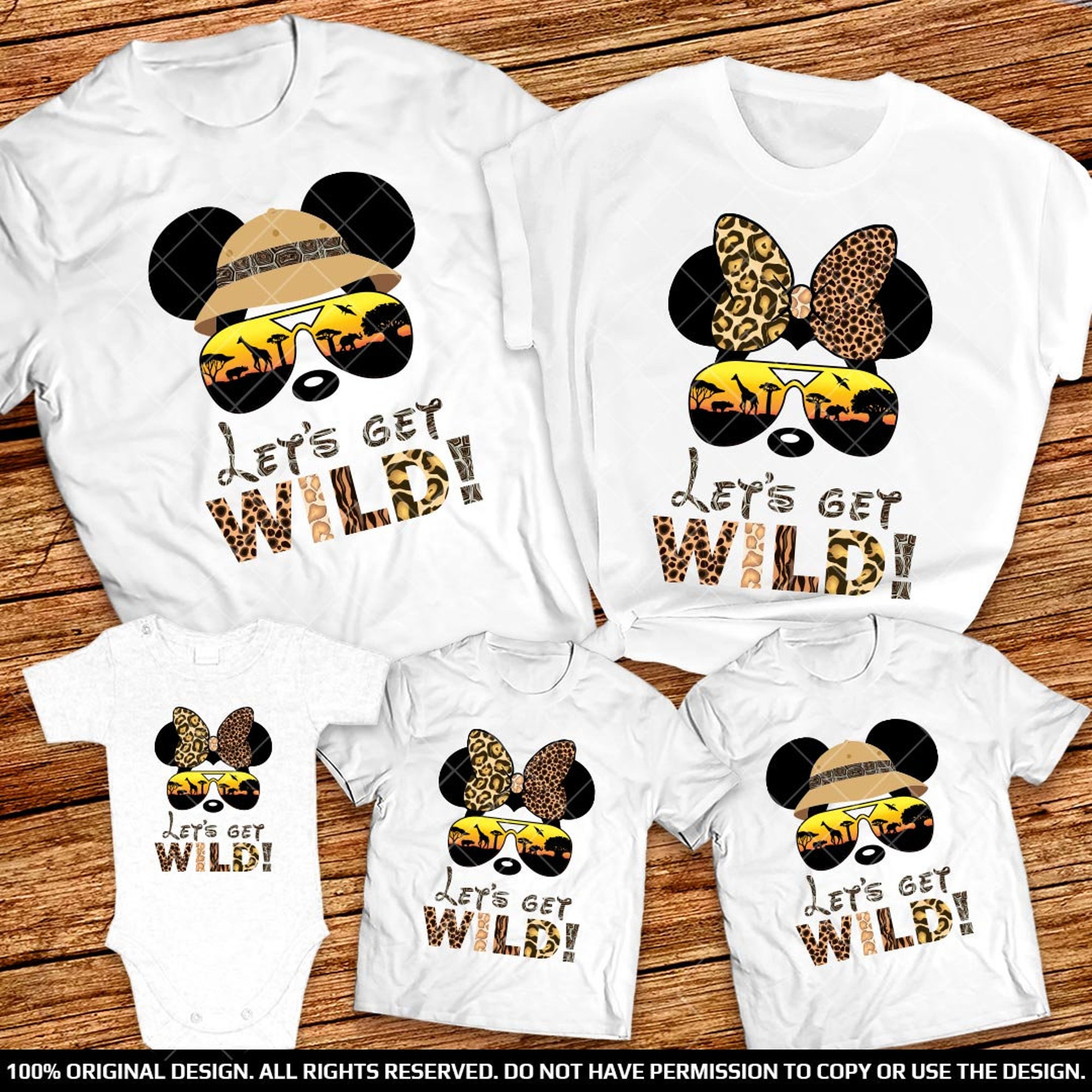 Animal Kingdom Let's Get Wild family shirts, Disney Safari