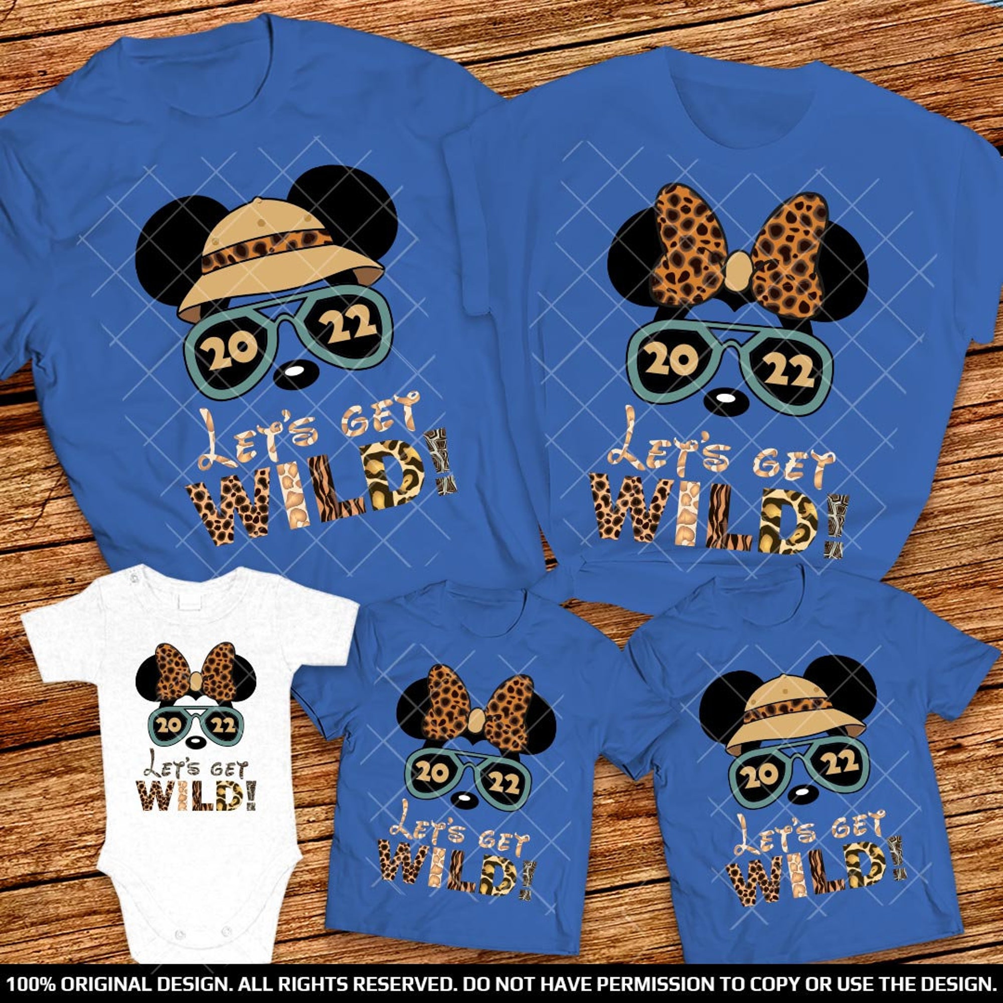 Discover Disney Lets Get Wild shirt Animal Kingdom 2022 Family Matching T Shirt