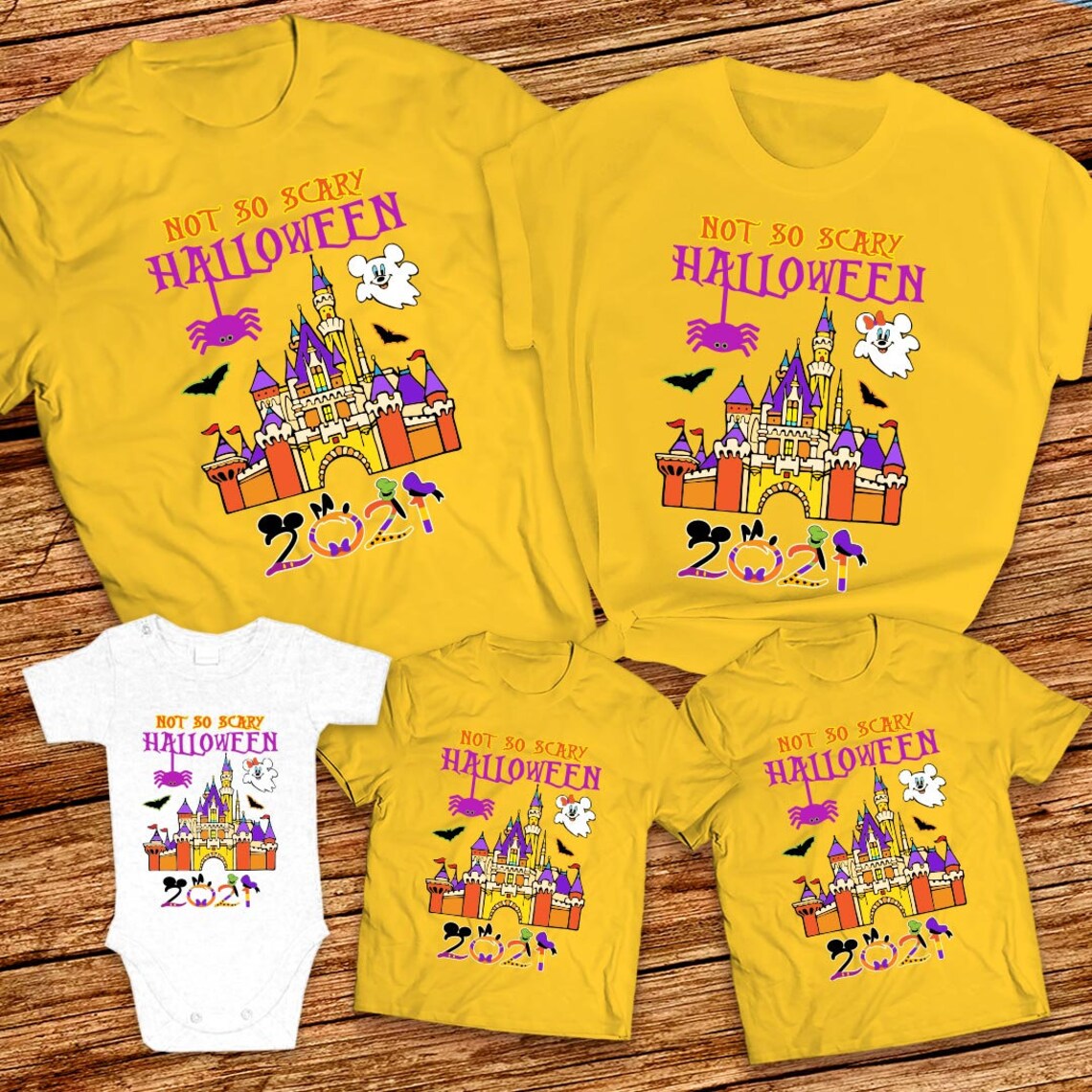 Disney castle Halloween family shirts Disneyland Halloween Etsy