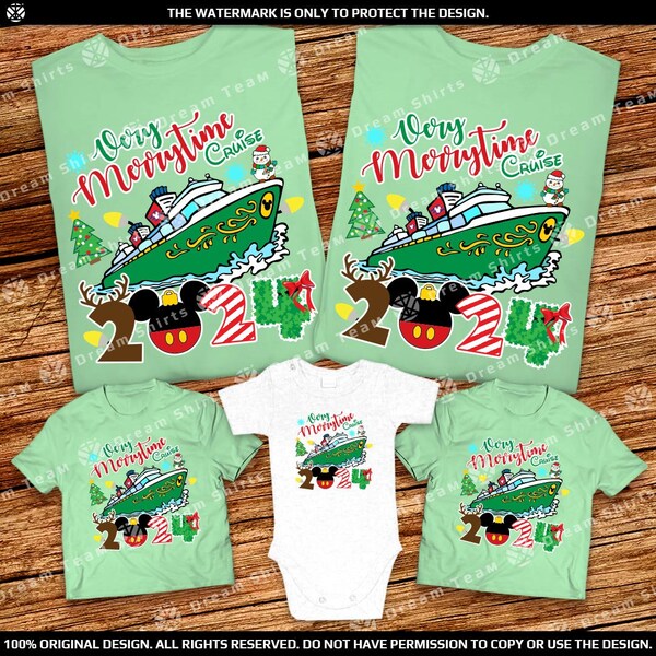 Disney Very Merrytime Cruises family t-shirts 2024, Custom Disney Christmas cruise group shirts 2024, Maching Christmas cruise tees 2024