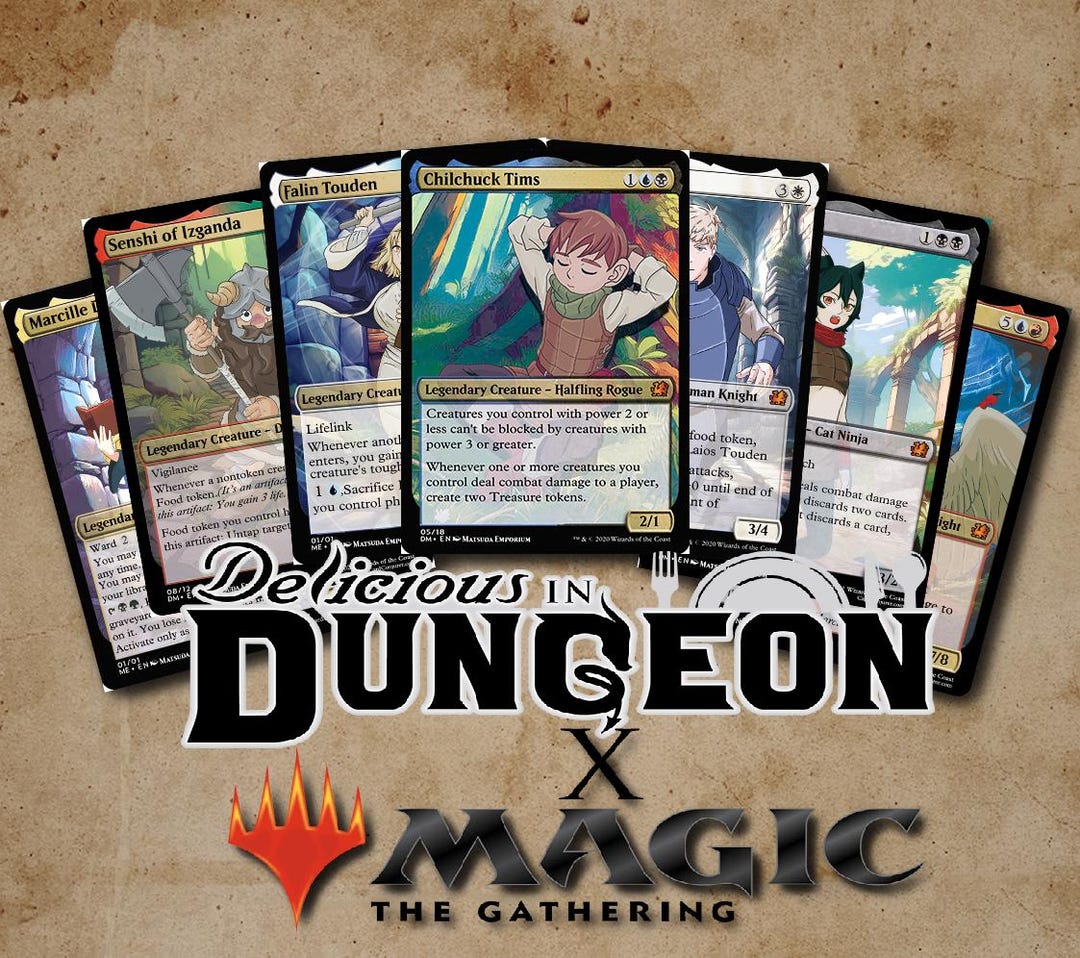 Dungeon Meshi Magic the Gathering Card Holographic - Etsy
