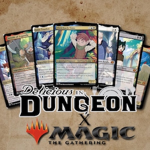 Dungeon Meshi Magic the Gathering Card Holographic