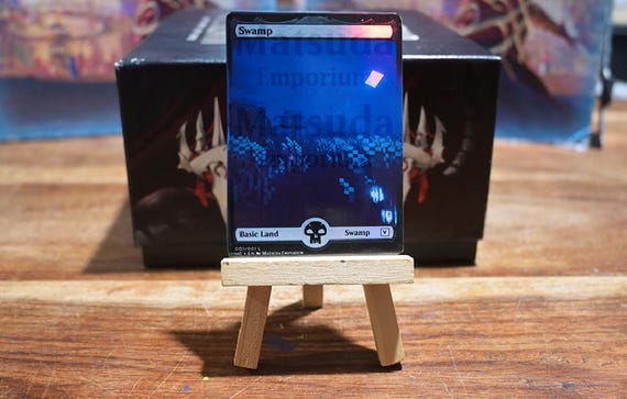 Buy Foil Minecraft Mtg Basic Lands Online in India - Etsy