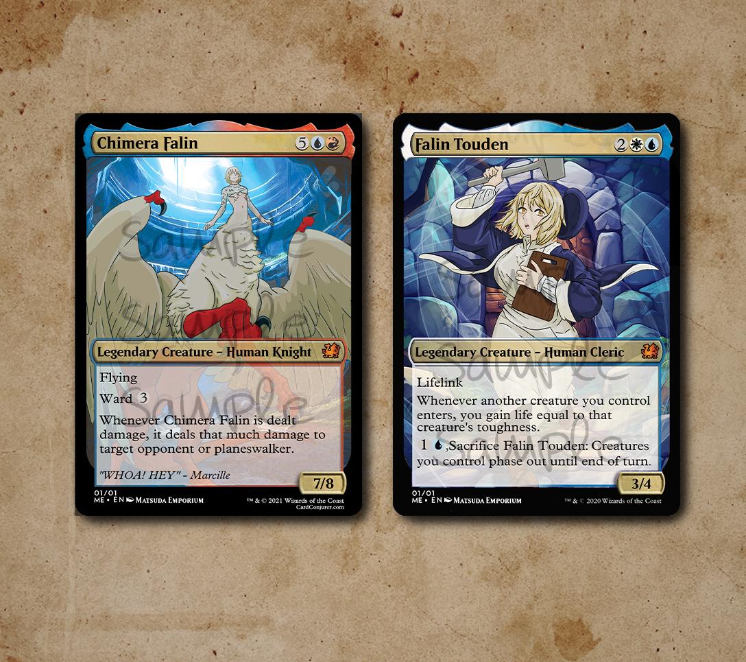 Dungeon Meshi Magic the Gathering Card Holographic - Etsy Dungeon Meshi Magic the Gathering Card Holographic - Etsy