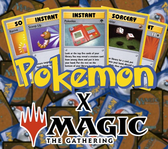magic the gathering holographic cards Holographic Pokemon Magic the Gathering Cards