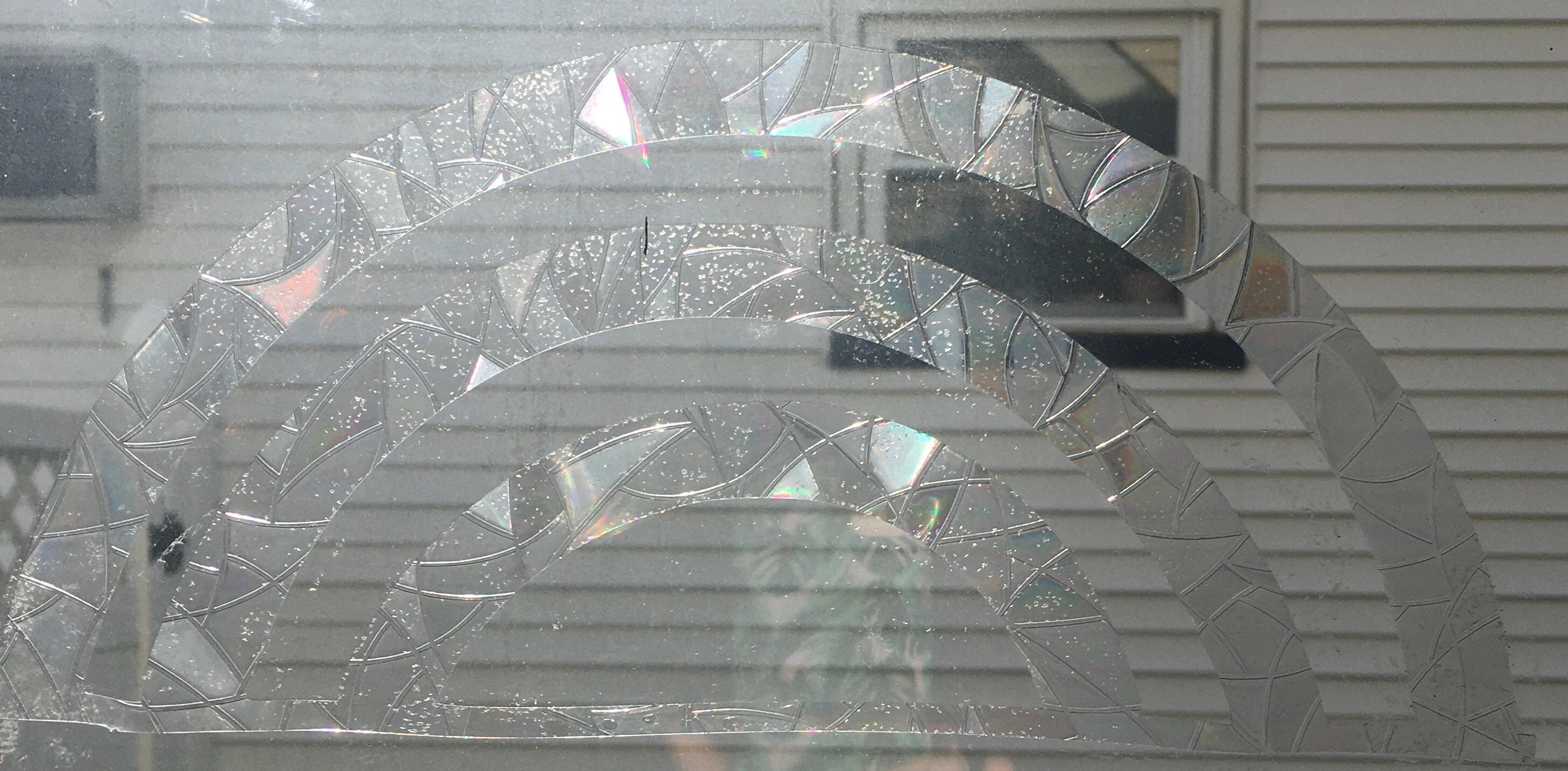 Set of Two Rainbows Rainbow Maker Window Cling Sticker Decal Etsy