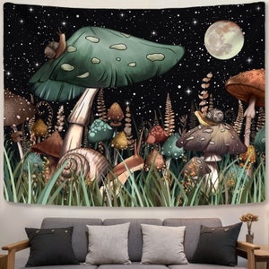 Abstract mushroom tapestry cheap
