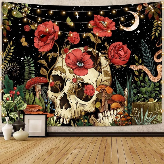 Vintage flower tapestry hot sale