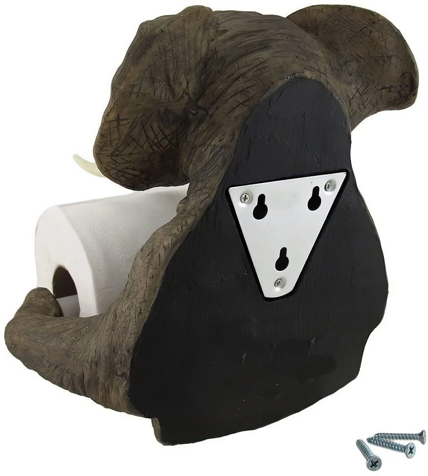 Elephant Toilet Paper Holder Decorative Animal Bathroom Etsy