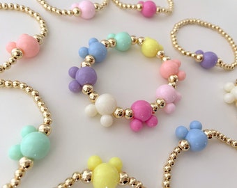 Pulsera de Mickey Mouse / Pulsera de cuentas de Mickey Mouse / Pulsera personalizada / Pulsera personalizada / Pulsera para niños / Pulsera Disney