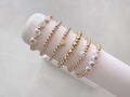 14K Gold Beaded Bracelets | stackable bracelets | personalized name bracelets | charm bracelets | custom bracelet | handmade jewelry