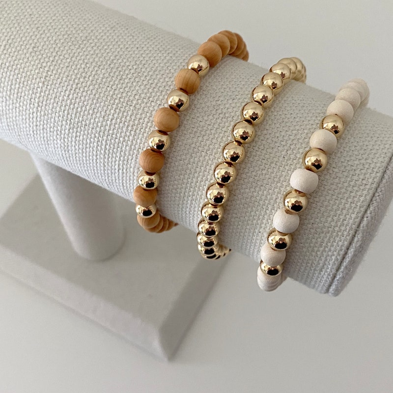Wood Beads Bracelet Kit