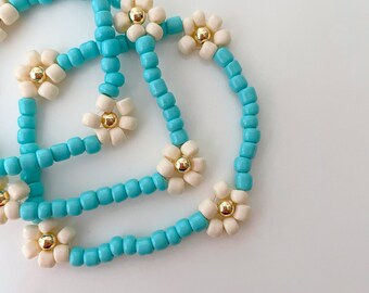 Bloom | Beaded Flower Bracelet | Kids Beaded Bracelet | Flower Bracelet | Beaded Bracelet | Flower Stacking Bracelet