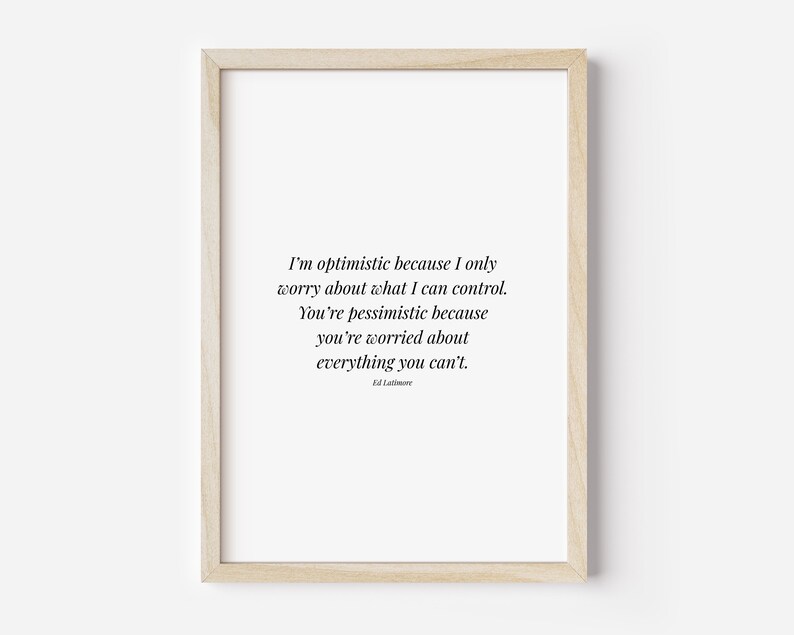 Ed Latimore Life Advice Quote Poster for Living Room - Etsy