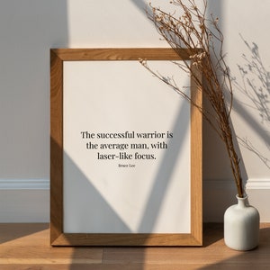 Bruce Lee quote about focus