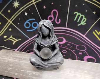 Moon Goddess Statue, goddess, moon goddess, statue, goddess statue, altar