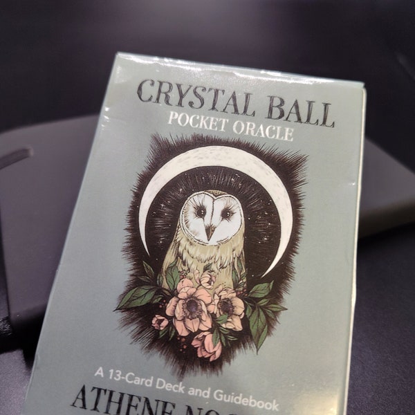 Crystal Pocket Oracle Deck, Divination, Spirit, Intuition, Oracle Cards