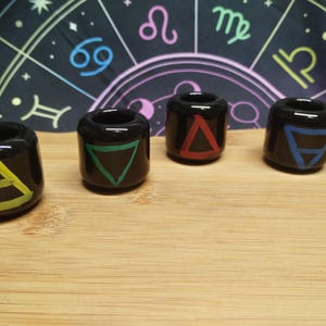 エレメンタル チャイム キャンドルホルダー - ブラック - 4 個セット