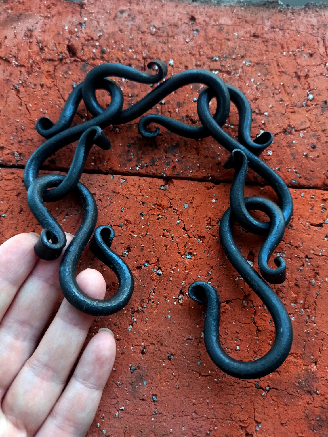 steel chain Decorative Chain hand Plant hanger Etsy