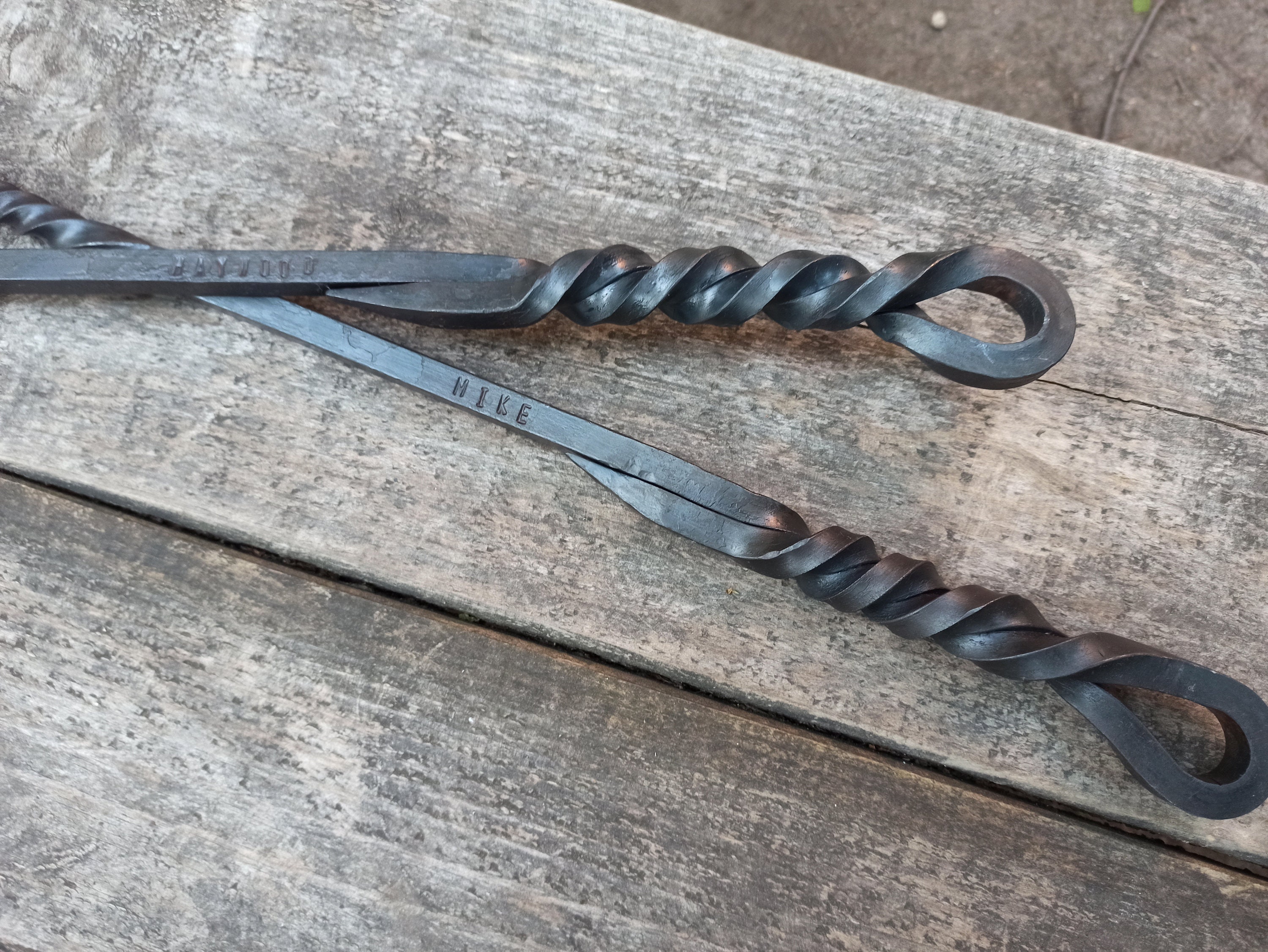 Feuerpoker Iron Fire Poker Feuer pokern Kamin Poker | Etsy