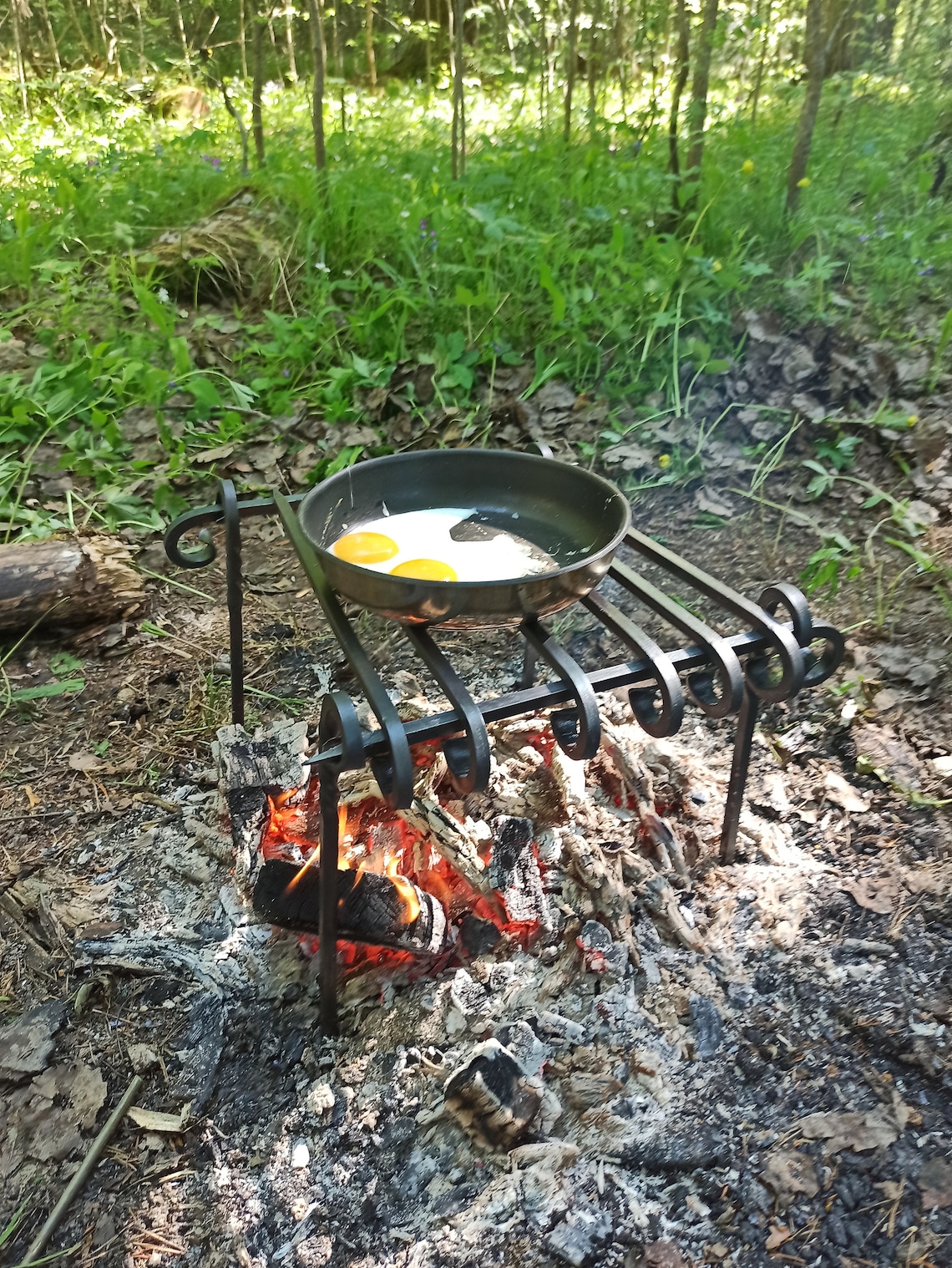 camping grill set BBQ Bushcraft Portable camp grill Etsy