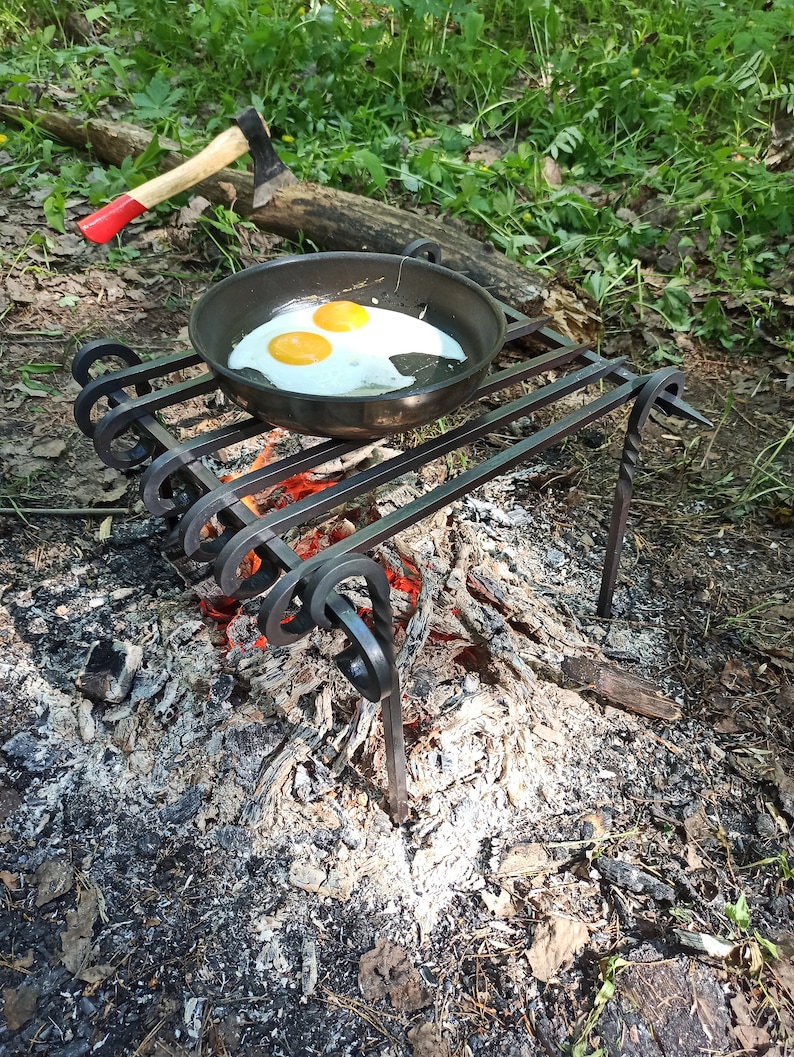 camping grill set BBQ Bushcraft Portable camp grill Etsy