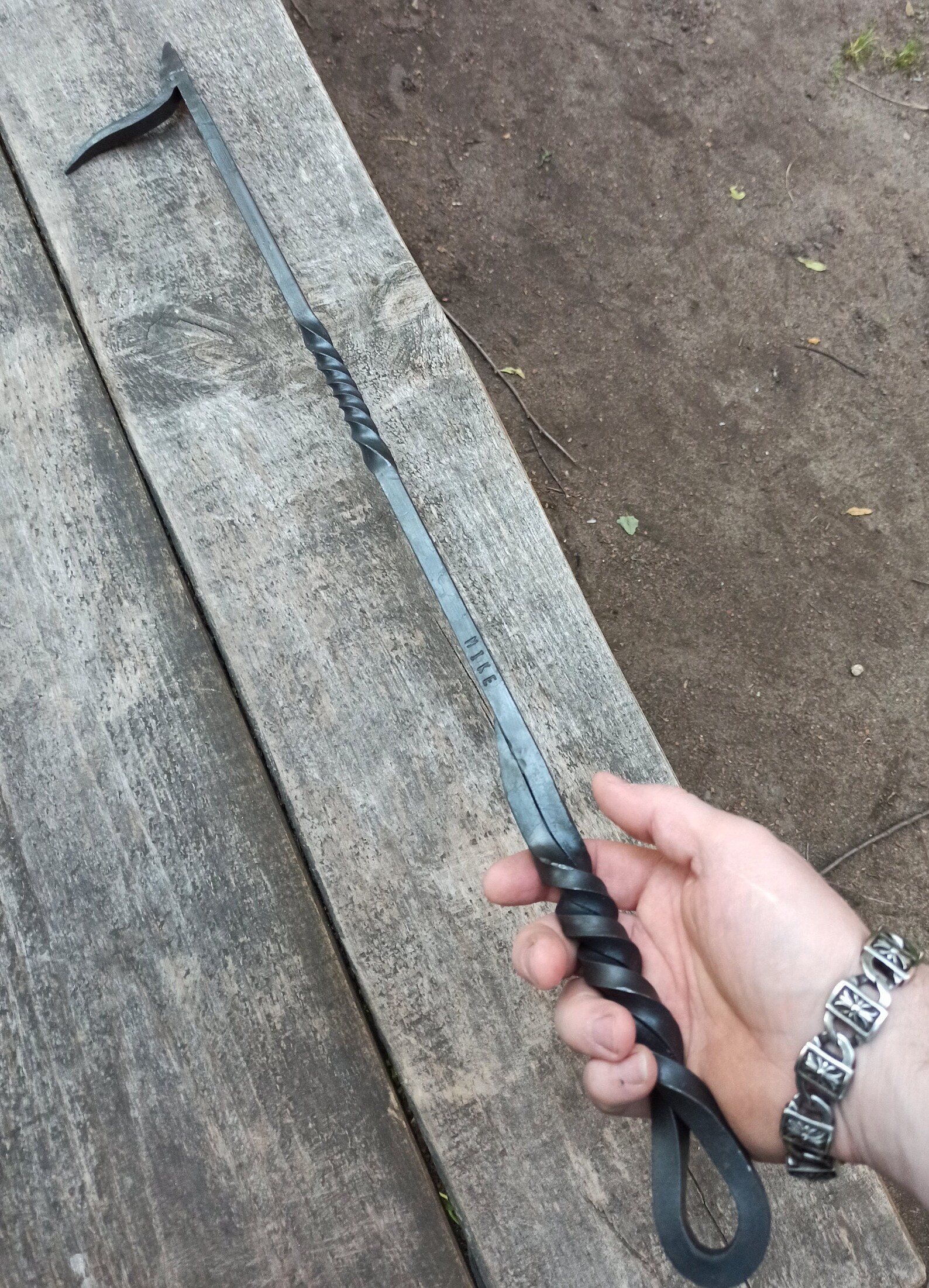 Personalized fire poker Iron fire poker poker Fireplace Etsy