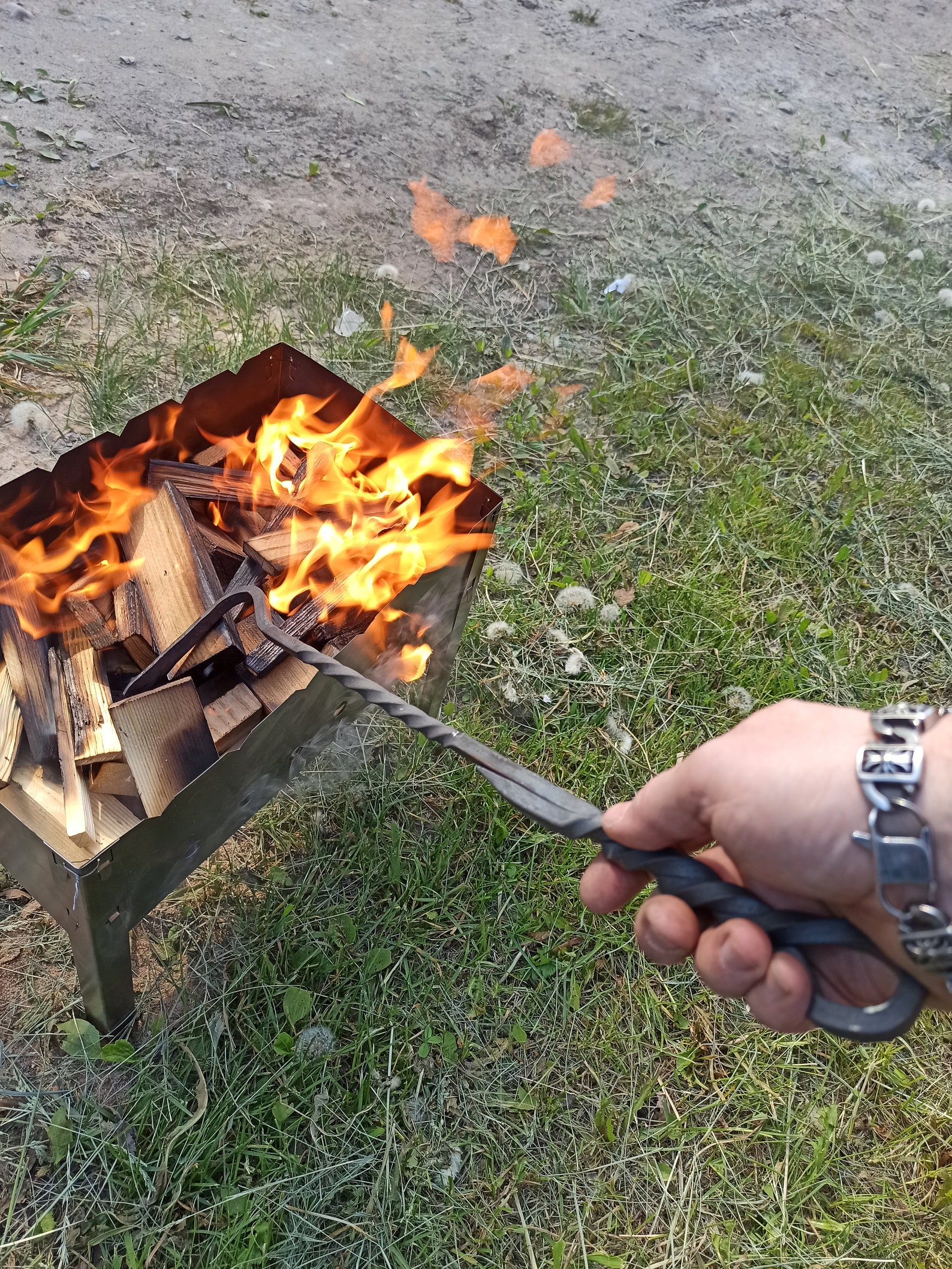 Fire poker Personalized fire poker Fire poker blacksmith made Etsy