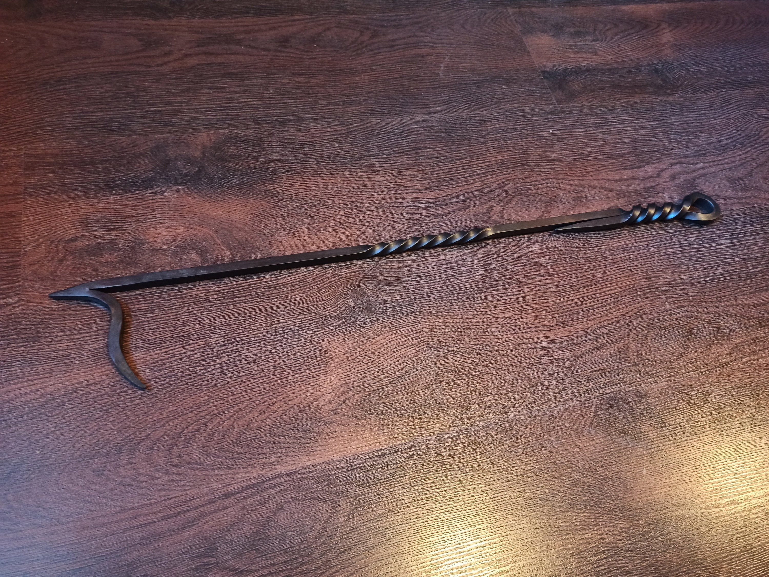 Personalized Fire Poker Fire pit tool Fireplace poker Hand Etsy