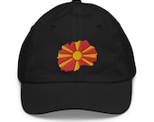 Macedonia Flag Baseball Cap Balkans Macedonian