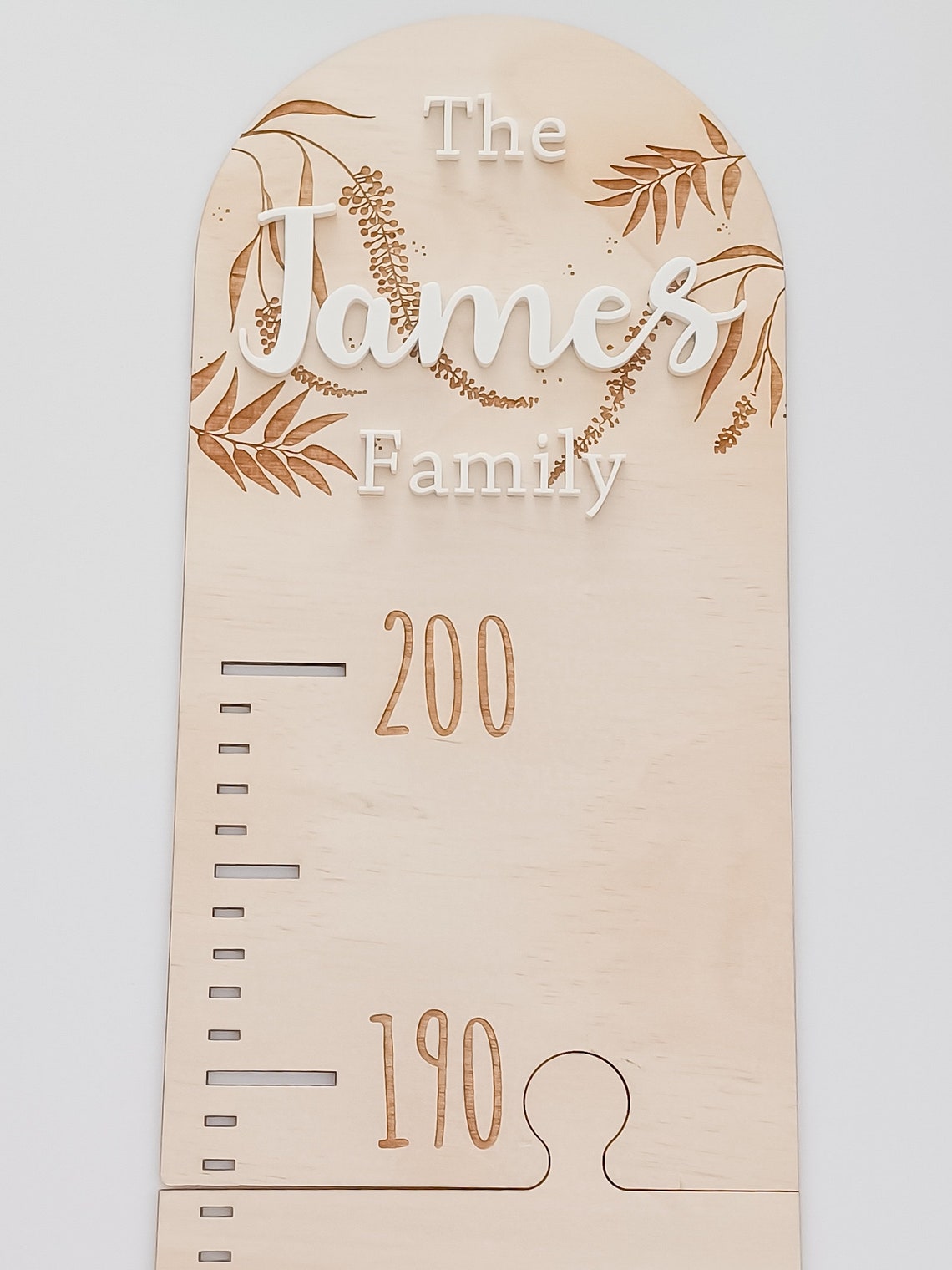 Wooden Australian Natives Height Chart Growth Chart Height Etsy