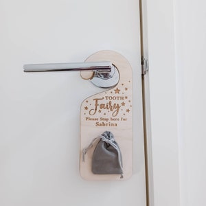 Personalised Tooth Fairy Door Hanger