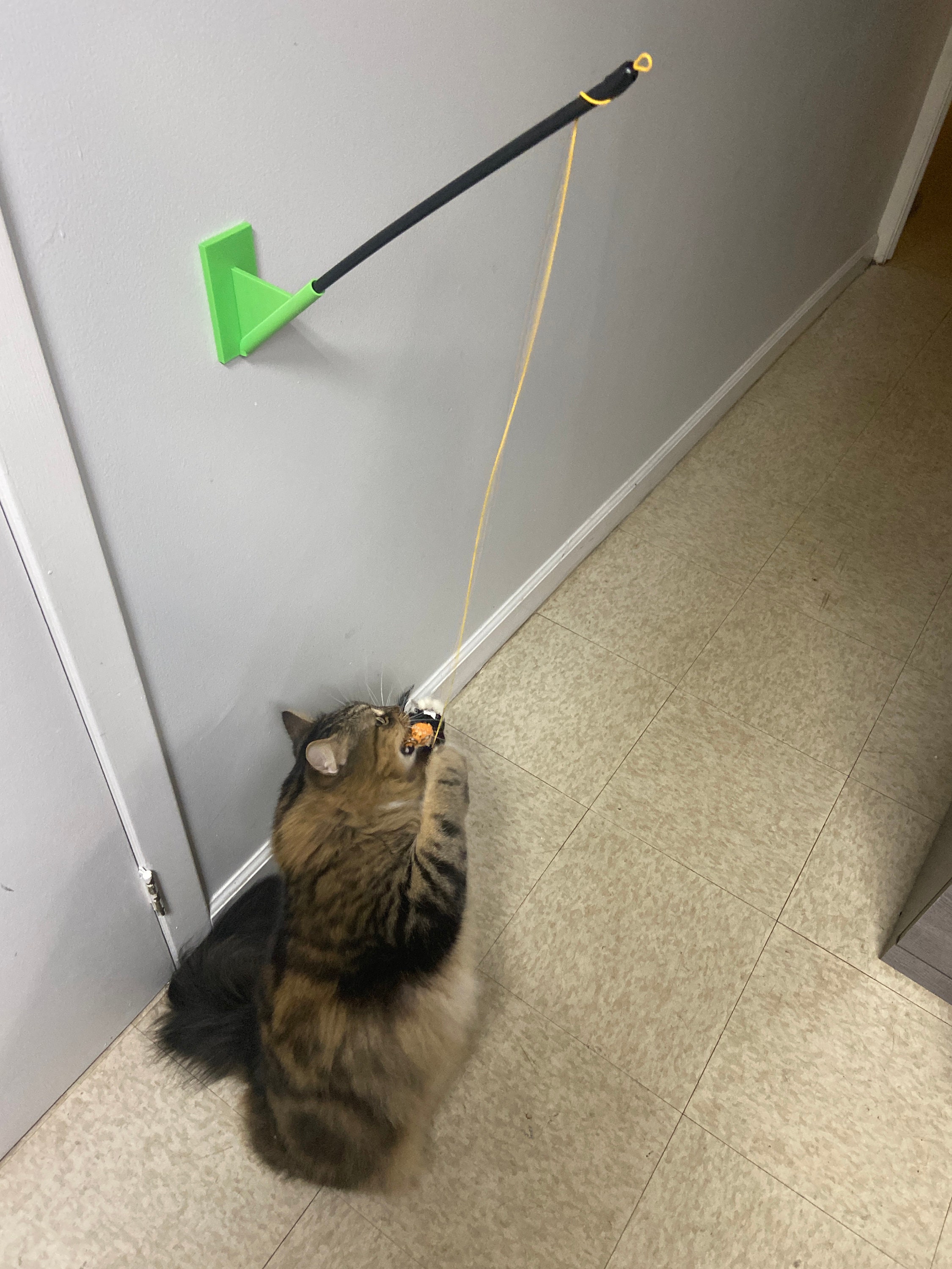 Cat Toy Wand Holder Etsy