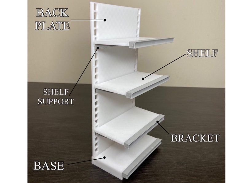 Mini Brands Mini Mart Grocery Store Shelf for Mini Brands by 5suprise