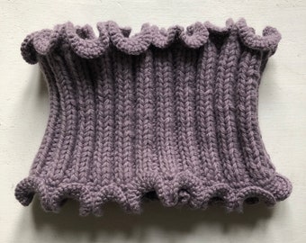 Knit collar "Grazia" in lilac